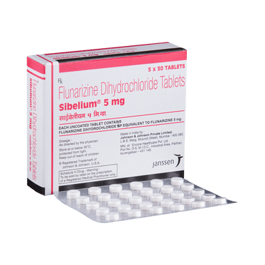 Sibelium 5mg Tablet