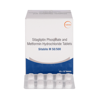 Sitabite M 50mg/500mg Tablet