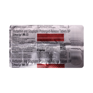 Sitacip M 100/500 Tablet PR