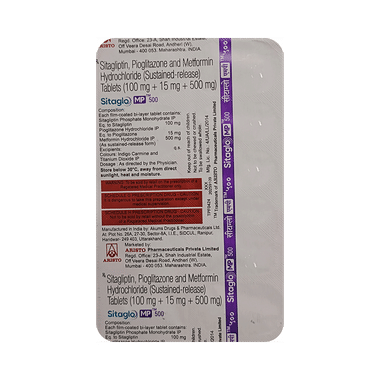 Sitaglo MP 500 Tablet SR