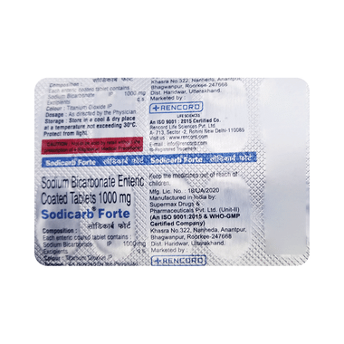 Sodicarb-Forte Tablet EC