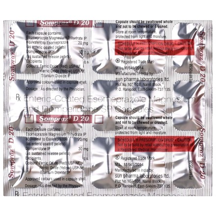 Sompraz D 20 Capsule SR