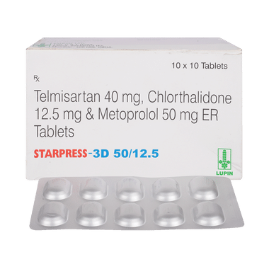 Starpress 3D 12.5mg/50mg/40mg Tablet
