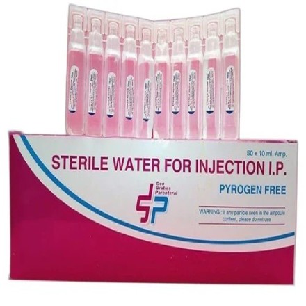 STERILE WATER FOR INJECTION 10 ml