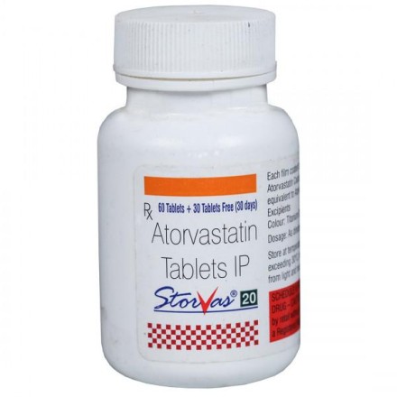 Storvas 20 Tablet Bottle
