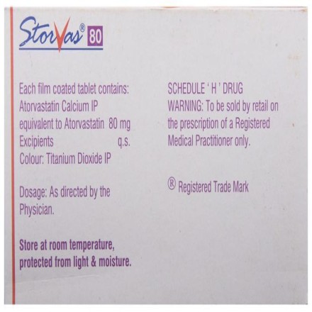 Storvas 80 Tablet