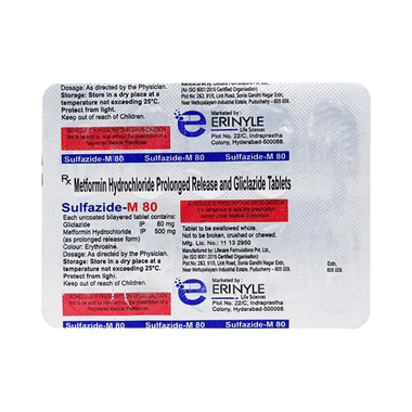 Sulfazide-M 80mg/500mg Tablet