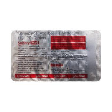 Sulforyl MV 1 Tablet PR