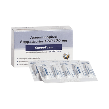Suppol Child 170mg Suppository