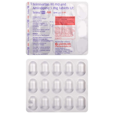 Telma 80-AM Tablet