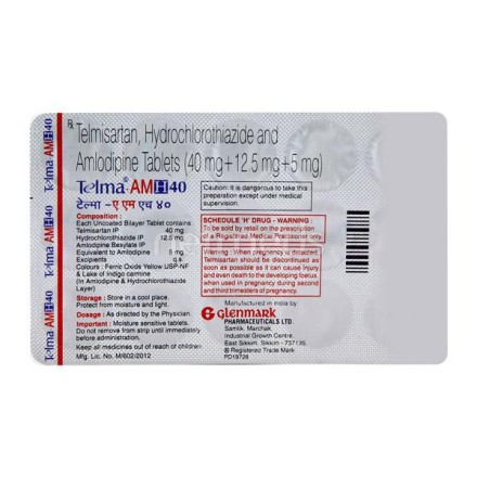 Telma-AM H 40 Tablet