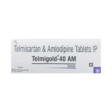 Telmigold 40 AM Tablet