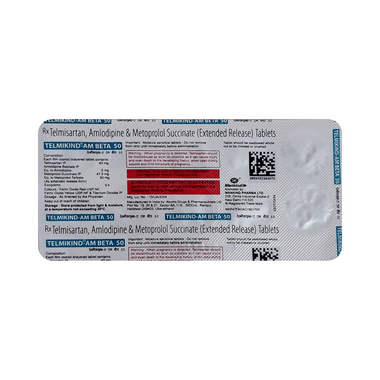 Telmikind-AM Beta 50 Tablet ER