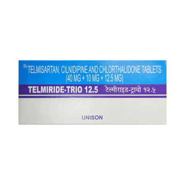 TelMIRIDE Trio 40mg/10mg/12.5mg Tablet