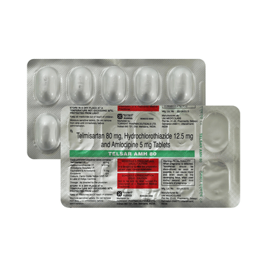 Telsar AMH 80mg/5mg/12.5mg Tablet