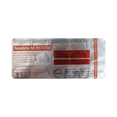 Tenebite-M 20/1000 Tablet PR