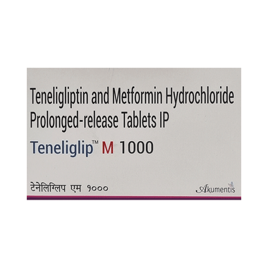 Teneliglip-M 1000mg/20mg Tablet PR