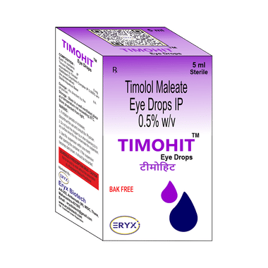 Image of Timohit Eye Drop (BAK Free)