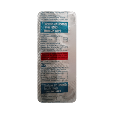 Tinilox Mps 250mg/300mg Tablet