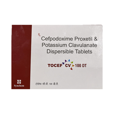 Tocef CV 100 DT Tablet