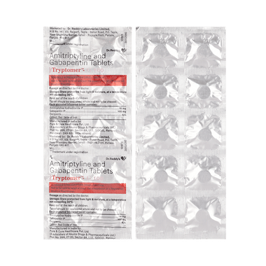 Tryptomer G 100 mg/10 mg Tablet