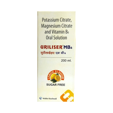 Uriliser MB6 Oral Solution Lemon Sugar Free