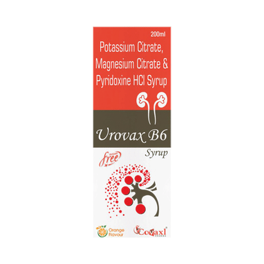 Urovax B6 Syrup Orange Sugar Free