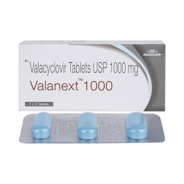 Valanext 1000mg Tablet