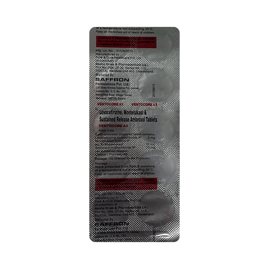 Ventocore AX 75mg/5mg/10mg Tablet