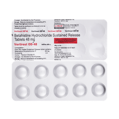 Vertirest OD 48mg Tablet