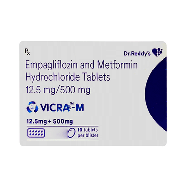 Image of Vicra-M 12.5mg/500mg Tablet