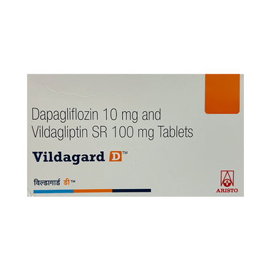Vildagard D 10mg/100mg Tablet