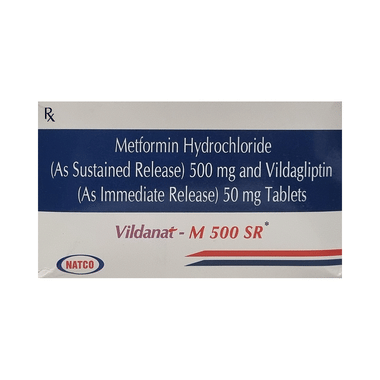 Vildanat-M 500 Tablet SR