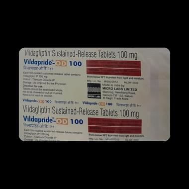 Vildapride-OD 100 Tablet SR