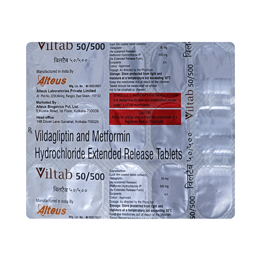 Viltab 500mg/50mg Tablet ER