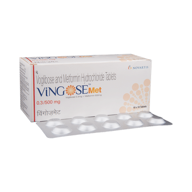 Vingose Met 0.3/500mg Tablet