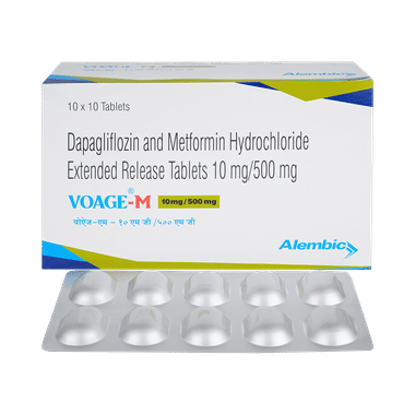 Voage M 10mg/500mg Tablet