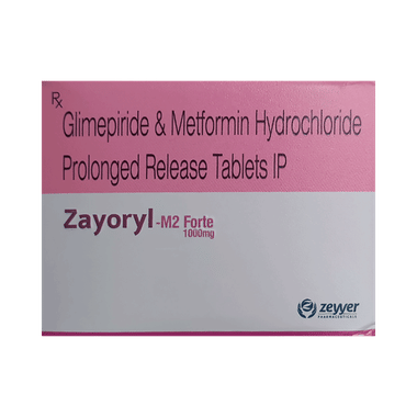 Zayoryl-M2 Forte 1000mg Tablet PR