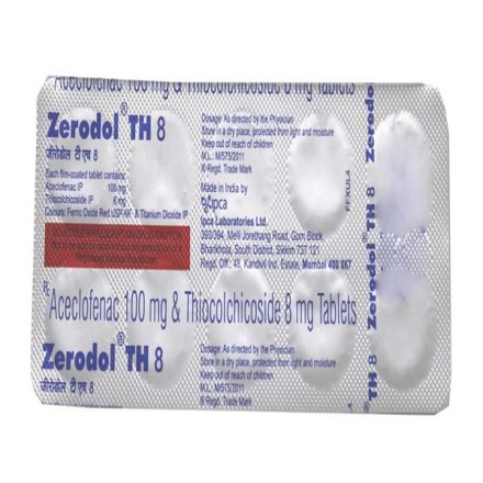 Zerodol TH 8 Tablet