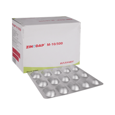 Zinodap M 10mg/500mg Tablet ER