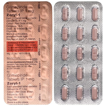 Zoryl 1 Tablet