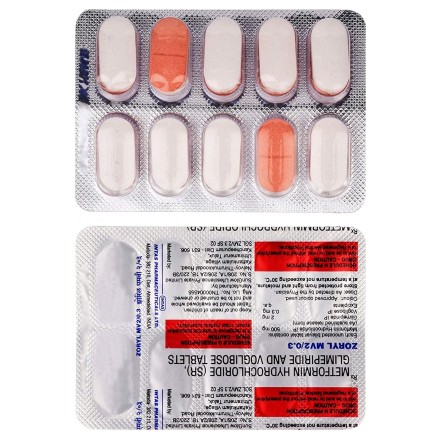 Zoryl MV 2-0.3 Tablet SR