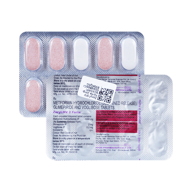 Zoryl MV Forte 2mg/1000mg/0.2mg Tablet