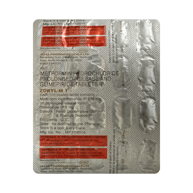 Zoryl-M 1 Tablet PR