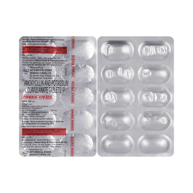 Zovax CV 625 Tablet