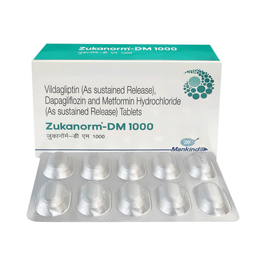 Zukanorm-DM 1000 Tablet SR