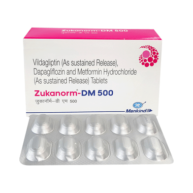 Zukanorm-DM 500 Tablet SR